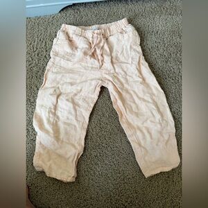 Caramel Kids Light Peach Drawstring Pants